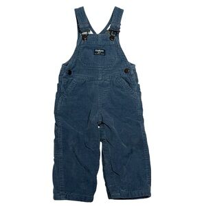 OshKosh B’gosh Gray Blue 12 Months 100% Cotton Corduroy Overalls